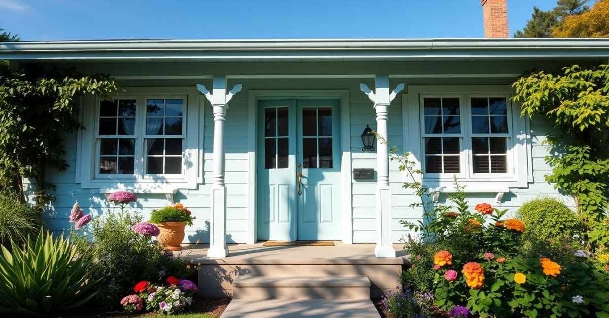 warna cat luar rumah yang sejuk